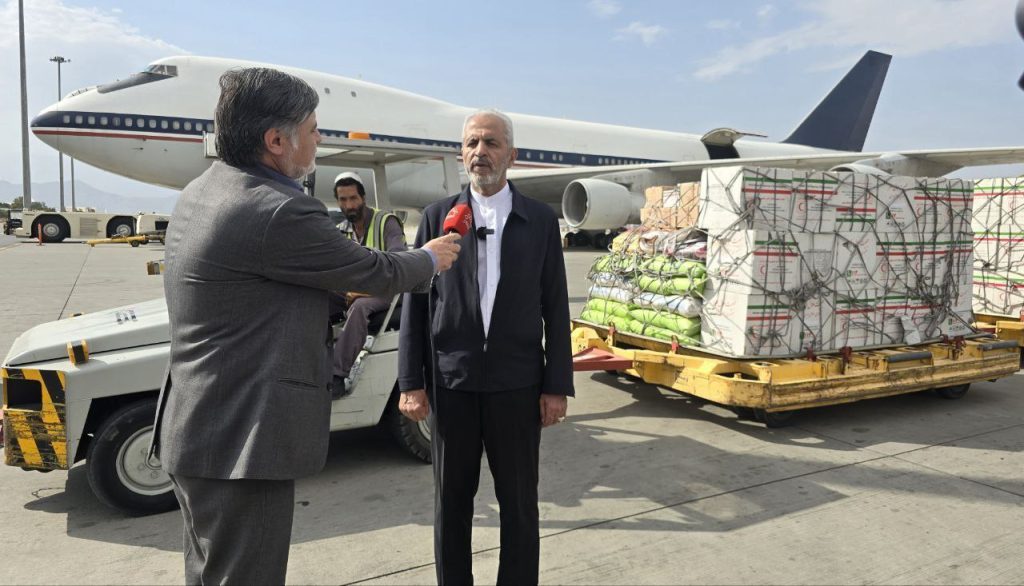 دومین محموله کمک‌های ایران به زلزله‌زدگان افغانستان وارد کابل شد