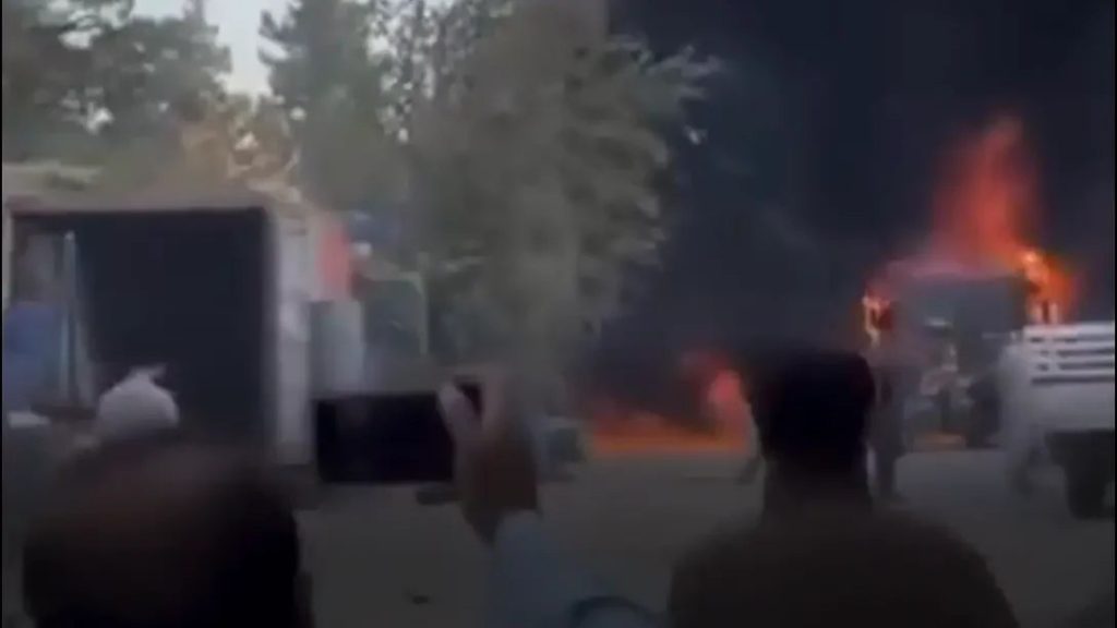 آتش‌سوزی گسترده در کندوز