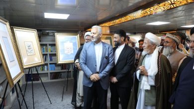 کابل میزبان نمایشگاه ویژه خطاطی اسلامی به مناسبت هفته وحدت