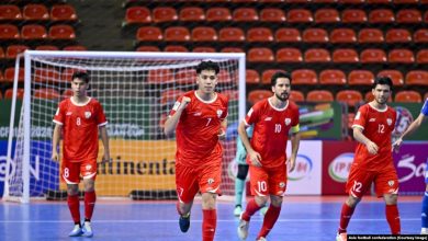 پیروزی فوتسالیست‌های جوان افغانستان برابر تایلند در دیدار تدارکاتی بحرین