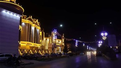 بازسازی چراغ‌های سرک حلقوی در مزارشریف