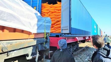 انتقال بیش از ۵۹۶ هزار تُن کالا از مسیر خطوط آهن افغانستان در یک ماه