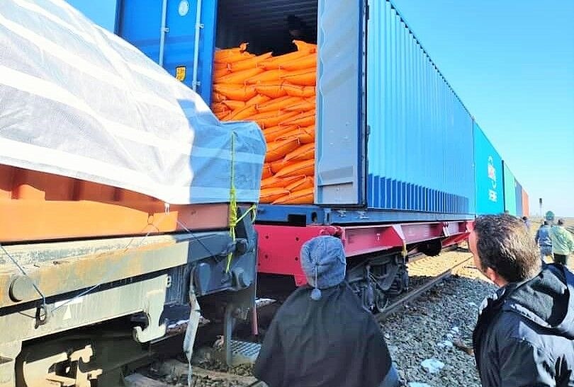 انتقال بیش از ۵۹۶ هزار تُن کالا از مسیر خطوط آهن افغانستان در یک ماه