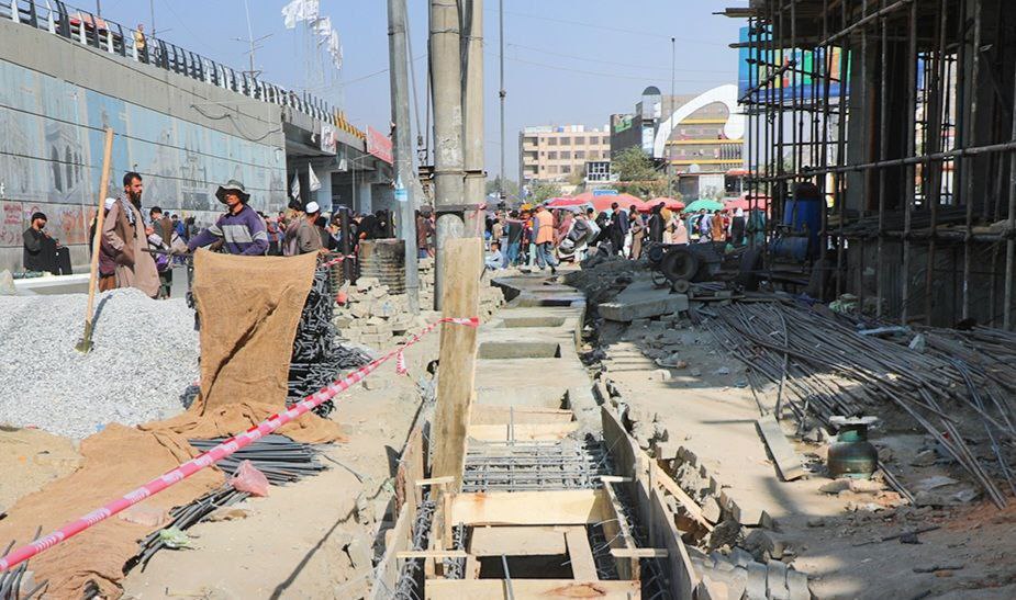 شهرداری کابل پروژه جدید مدیریت آبهای سطحی را در کوتهسنگی آغاز کرد