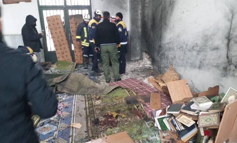 حمله به یک مسجد در حمص سوریه؛ میزان تلفات نزدیک به 40 نفر تا کنون