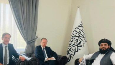 خدمات قنسولی افغانستانیها در لندن؛ محور گفتگوی سهیل شاهین و نماینده ویژه بریتانیا برای افغانستان