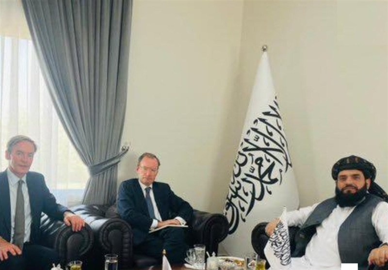 خدمات قنسولی افغانستانیها در لندن؛ محور گفتگوی سهیل شاهین و نماینده ویژه بریتانیا برای افغانستان