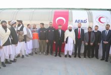 راه آهن خواف - هرات؛ محموله 1300 تنی کمک‌های ترکیه وارد افغانستان شد