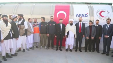 راه آهن خواف - هرات؛ محموله 1300 تنی کمک‌های ترکیه وارد افغانستان شد