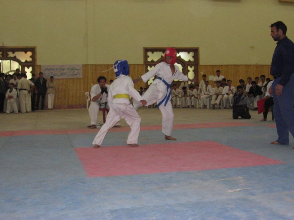 مسابقات کاراته کیوکوشین کای‌کان در هرات برگزار شد
