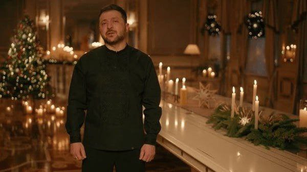 زلنسکی در پیام کریسمس خود خواستار نابودی پوتین شد