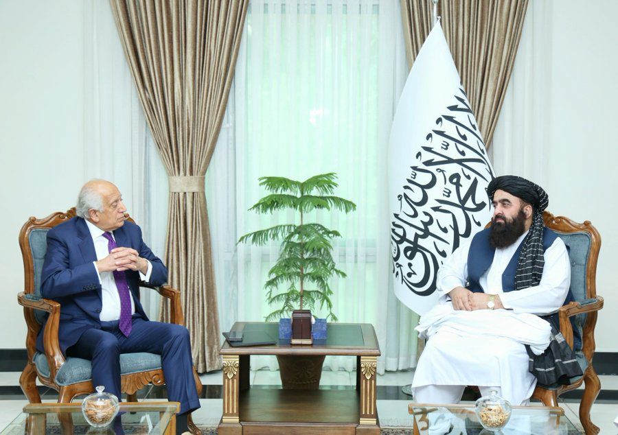 روابط کابل-واشنگتن؛ سفر خلیلزاد به کابل و دیدار با متقی