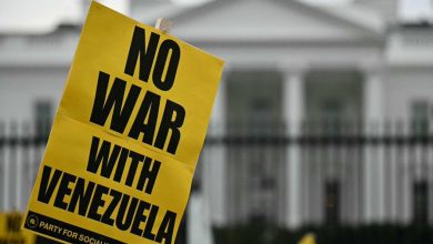 فراخوان تظاهرات سراسری در آمریکا؛ سازمانهای ضد جنگ: این جنگ دزدی و غارت نفت ونزویلا است