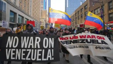 اعتراضات گسترده مردم ونزویلا علیه امریکا: مادورو را آزاد کنید