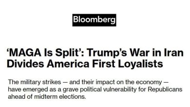 بلومبرگ: جنگ ترامپ علیه ایران باعث شکاف در میان حامیان«ماگا» شده است