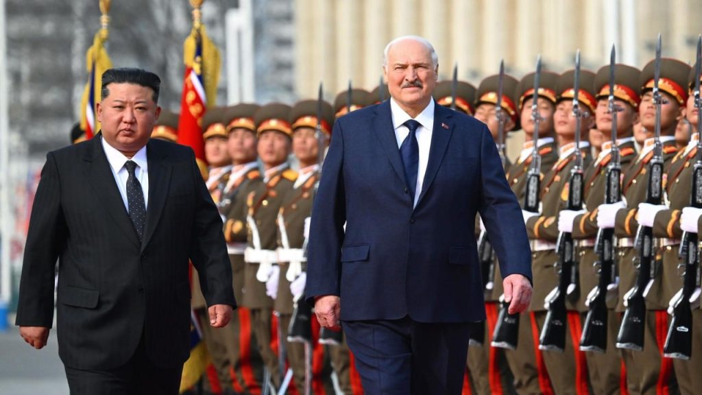 استقبال گرم کیم از لوکاشنکو؛ همکاری کوریای شمالی و بلاروس تقویت میشود