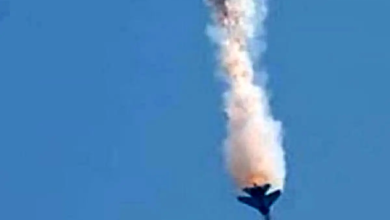 جنگنده اف-۳۵ آمریکا سقوط کرد