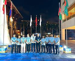 حضور ورزشکاران افغانستان در رشته‌های جوجیتسو و کشتی ساحلی بازی‌های آسیایی چین