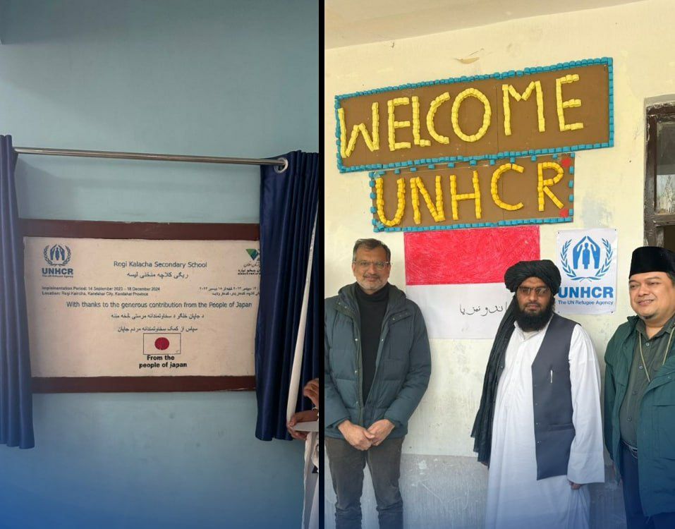 عرفات جمال مکتب «ریگی کلاچه» را در قندهار افتتاح کرد