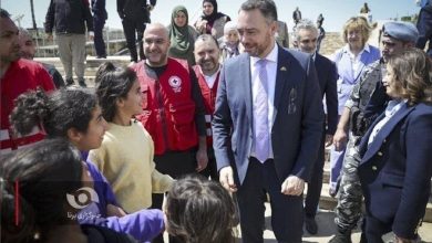 حمله اسرائیل در نزدیکی محل حضور وزیر خارجه بلجیم