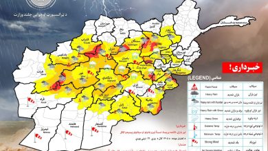 هشدار برای 26 ولایت؛ سیلاب و بارندگی پیشبینی می شود