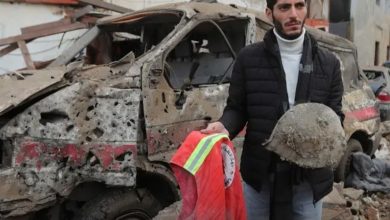 جان باختن ۴ امدادگر در حملات هوایی اسرائیل به جنوب لبنان