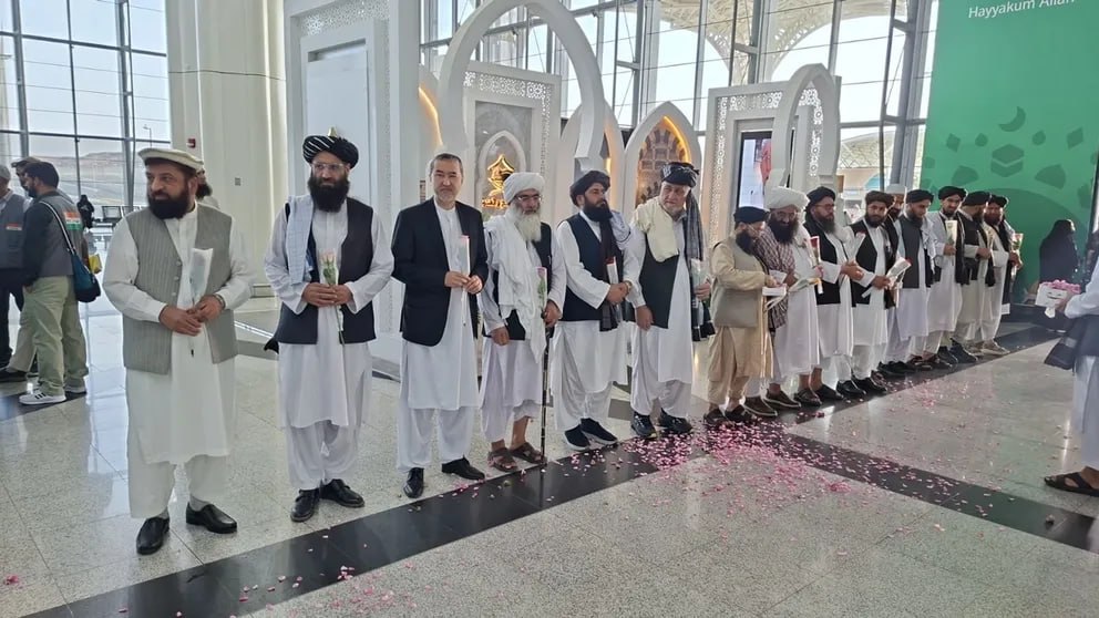 نخستین کاروان حجاج افغانستان وارد عربستان شد