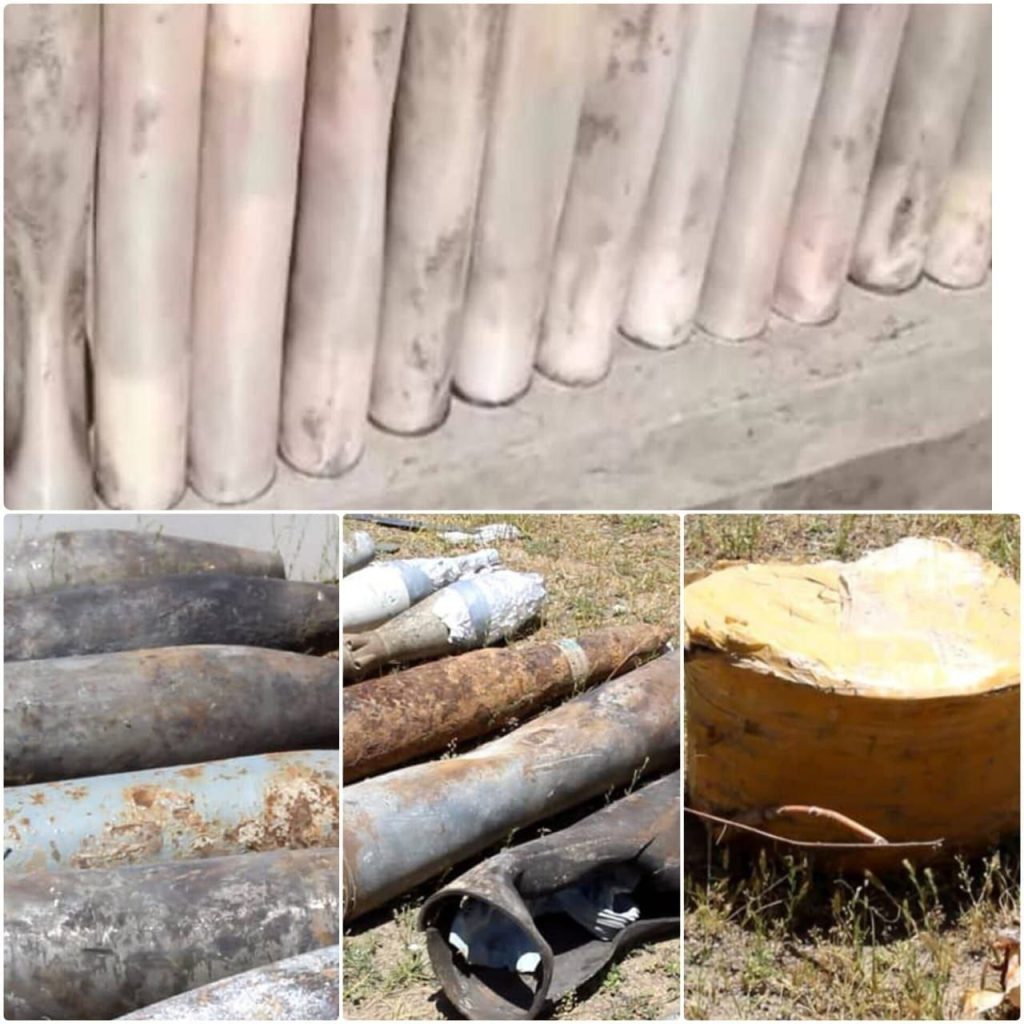 مهمات منفجرناشده در جوزجان و کاپیسا جمع‌آوری شد