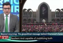 اکسپرس پاکستان: تشییع میلیونی، نماد وحدت و مقاومت ایرانیان بود
