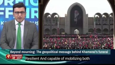 اکسپرس پاکستان: تشییع میلیونی، نماد وحدت و مقاومت ایرانیان بود