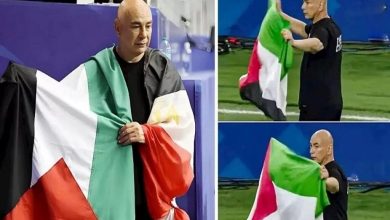خشم رسانههای صهیونیستی از برافراشتن پرچم فلسطین توسط سرمربی تیم ملی مصر