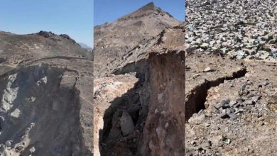 شکاف‌های تازه در چهل‌ستون خطر رانش زمین را افزایش داد