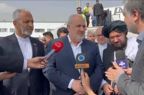 وزیر انرژی ایران وارد کابل شد
