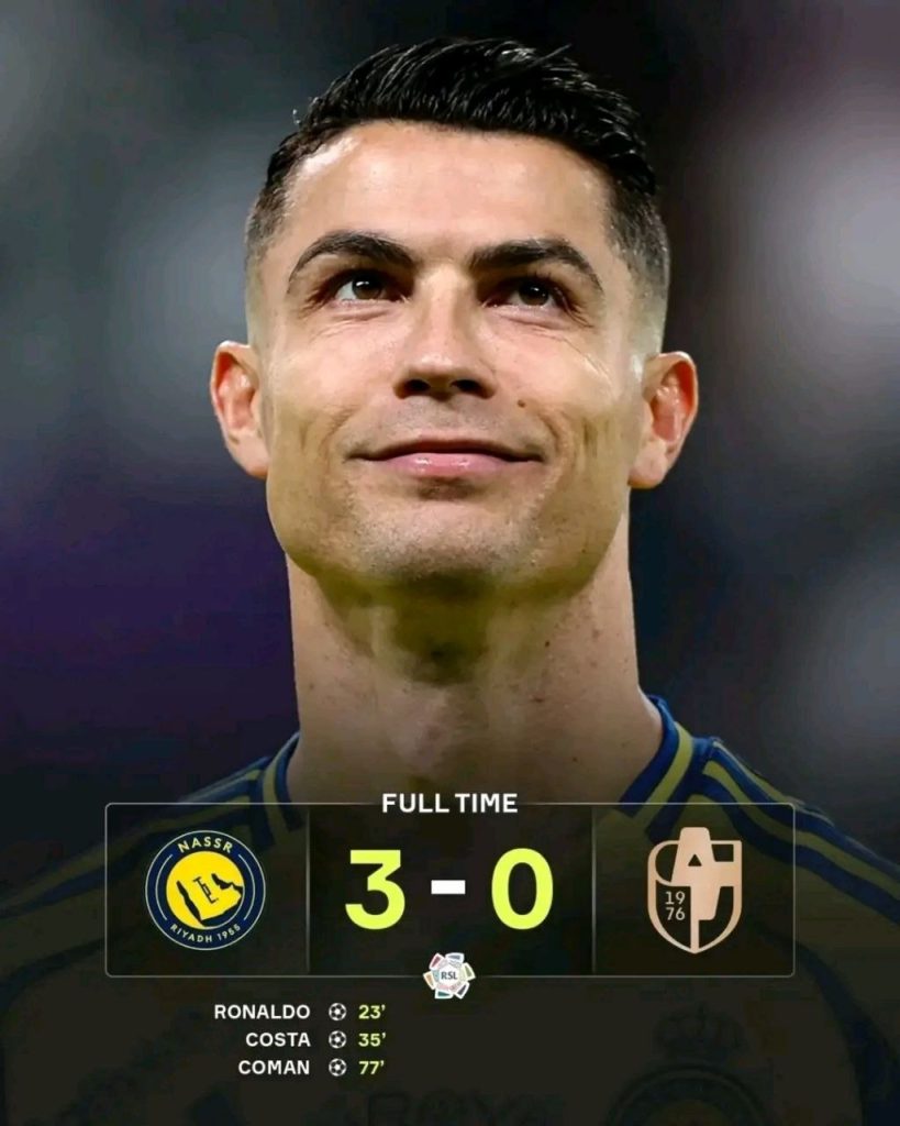 النصر با سه گل درخشید؛ رونالدو به رکورد ۱۰۰۰ گل نزدیک‌تر شد